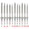 TS100 Electric Copper Soldering Iron Tips K KU I D24 BC2 C4 C1 JL02 DIY Replacement Welding Head Soldering Station Kits 1