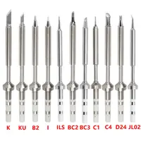 TS100 Electric Copper Soldering Iron Tips K KU I D24 BC2 C4 C1 JL02 DIY Replacement Welding Head Soldering Station Kits 1