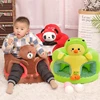 Cute Baby Sofa Support Seat Cover Plush Chair LearningTo Sit Feeding Chair Comfortable Toddler Nest Puff Washable Without Filler 5