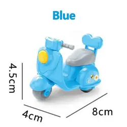 Mini Forest Family Purple Convertible Car Dollhouse Toy Set for Children (Blue - B)