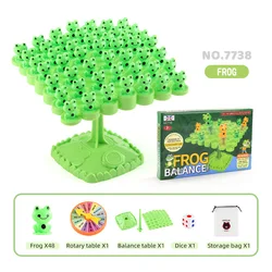 Fun Frog Balance Tree - Montessori Math & Parent-Child Interactive Game Toy Gift (Frog)