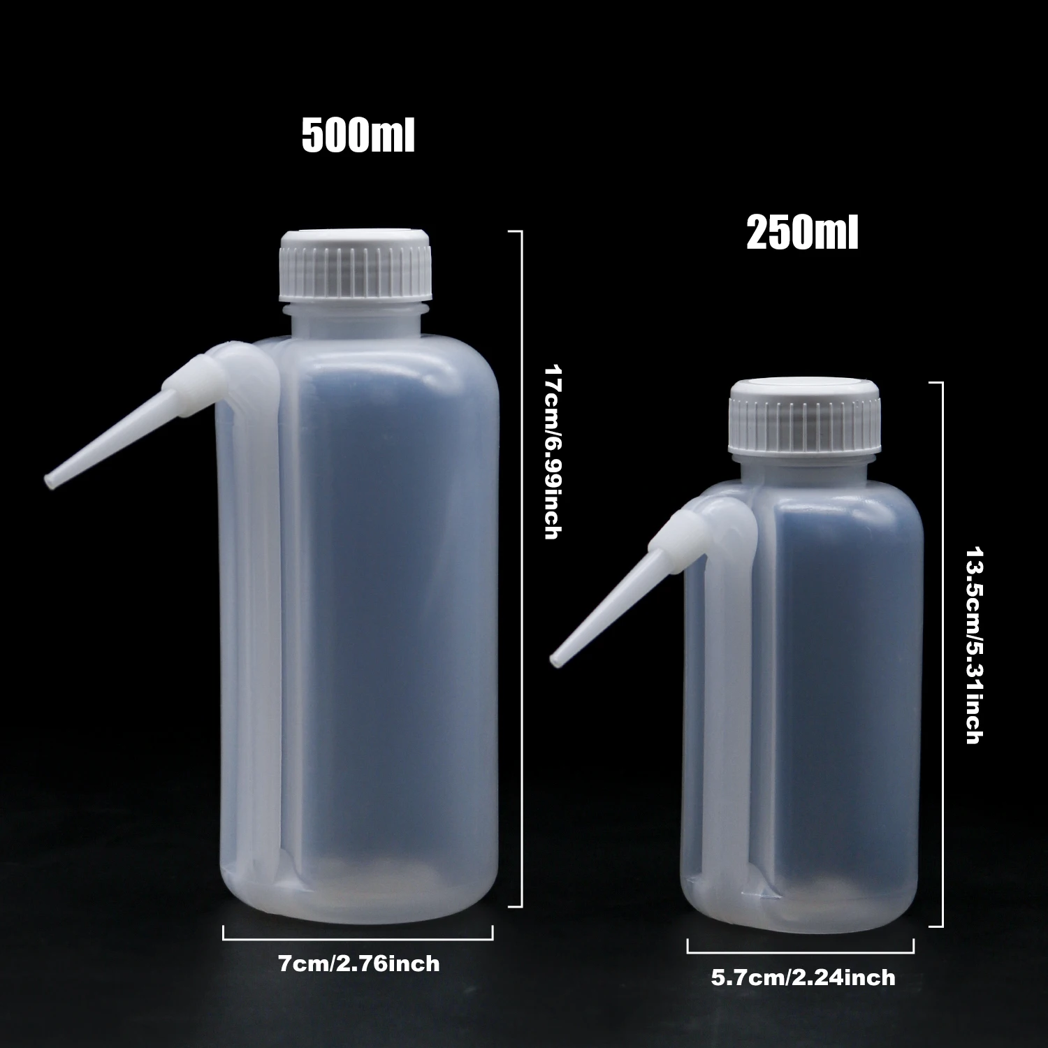 250/500ml Tattoo Wash Bottle Safety Rinse Bottle Watering Tools Tattoo Supplies Irrigation Squeeze Sprinkling Wash