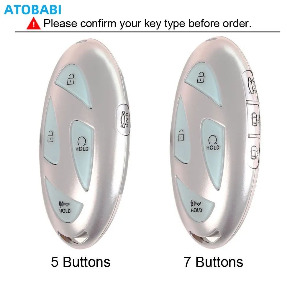 KUNIO Custodia In TPU Per Chiave Auto Hyundai – Adatta Per Ioniq 6, Kona 2023, Grandeur GN7, Con Bordo Dorato E Portachiavi, Colore Nero