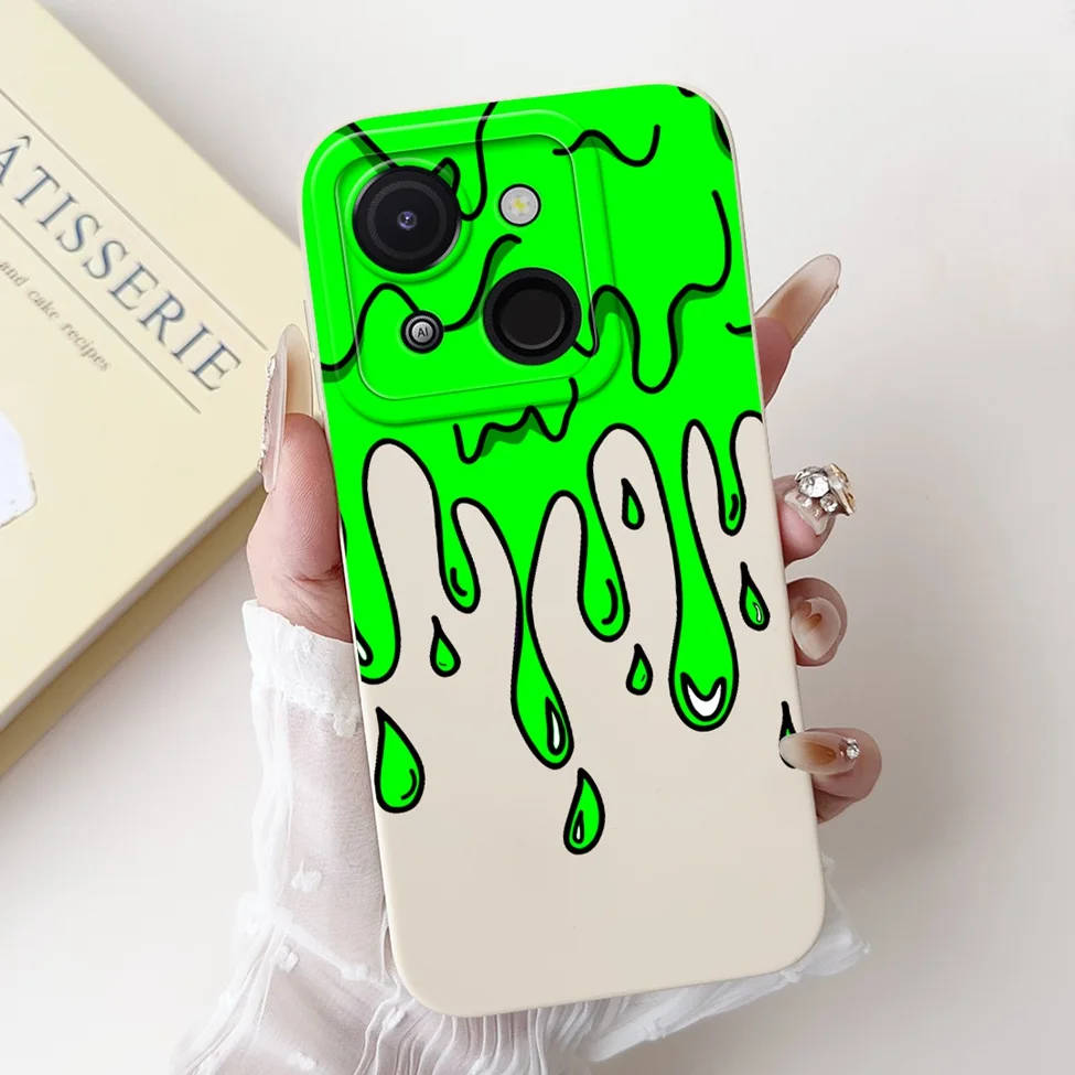 Cute Cat & Floral Silicone Phone Case - Stylish Protective Bumper
