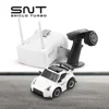 SNT 1:100 Q25-370Z FPV RC Car with Goggles Micro RC Desk Race Table Car Remote Control Car Magnetic Attraction FPVBOX RACE 25mW 6