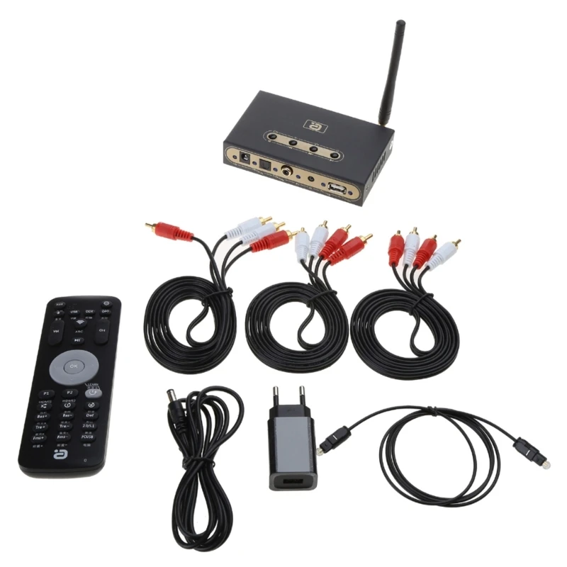

DA720 Digital Converter 5.1CH with Bluetooth-compatible U-Disk AC3 5.1 Input Multi-functional