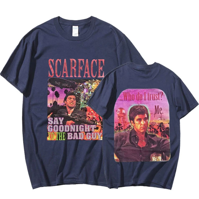 90s Vintage Movie Scarface Tony Montana T-shirt Graphic Print