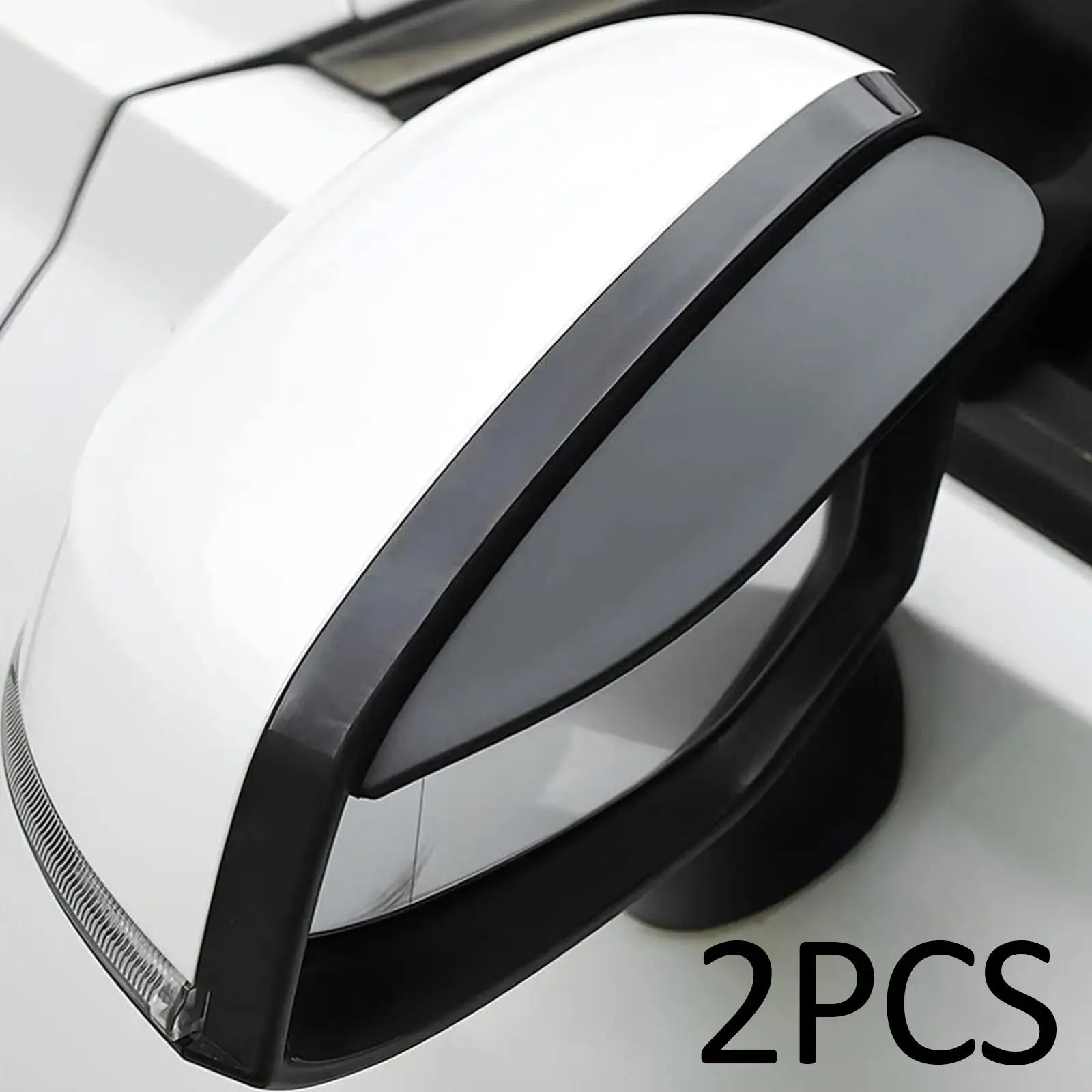 

2x Car Side Mirror Rain Visor Guards SUV Decor Rear View Mirror Rain Eyebrow