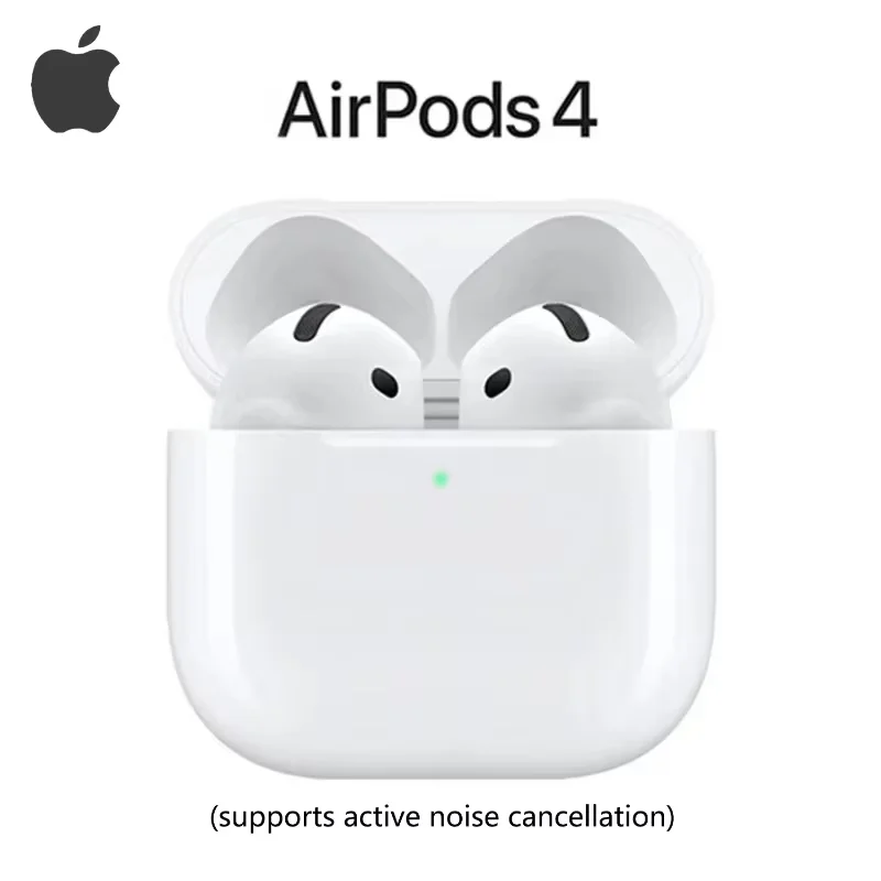 Apple Airpods 4 active noise cancellation chip H2 wireless charging case Bluetooth 5.3