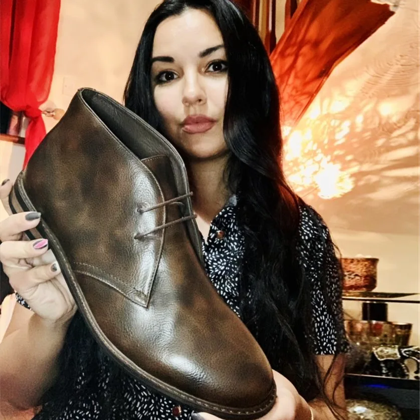 Ankle Boots for Men 2022 Chukka Boots Size 39 48 Leather Desert Boots