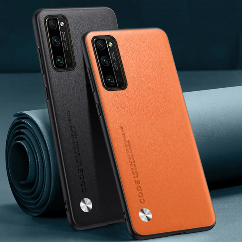 Luxury PU Leather Shockproof Phone Case with Silicone Back Cover