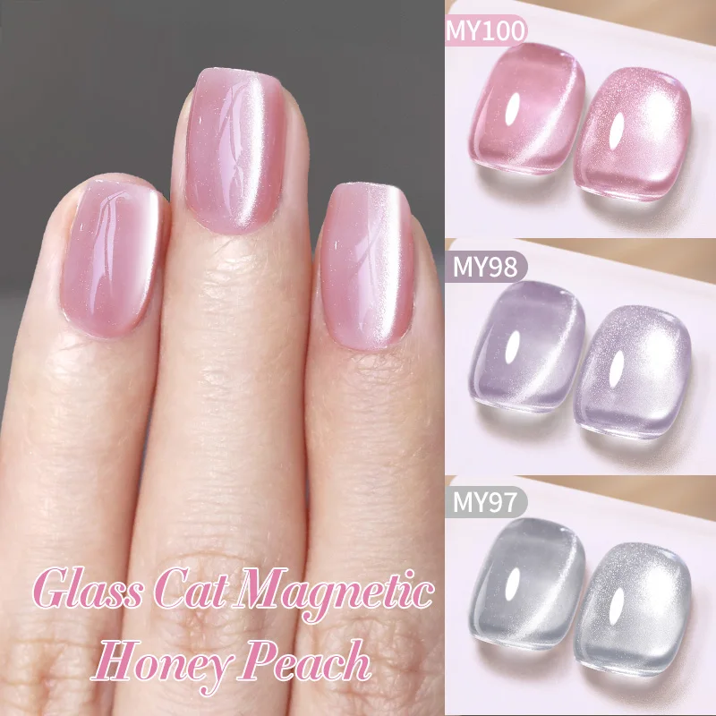 Allure Shimmer 10ml Magnetic Gel Nail Polish - Semi-Permanent Crystal Finish