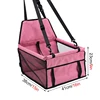 Dog Car Seat,Scratch Proof Durable Pet Booster Car Front Seat Puppy Safety Belt Stable Foldable Travel Pet Car Seat 4
