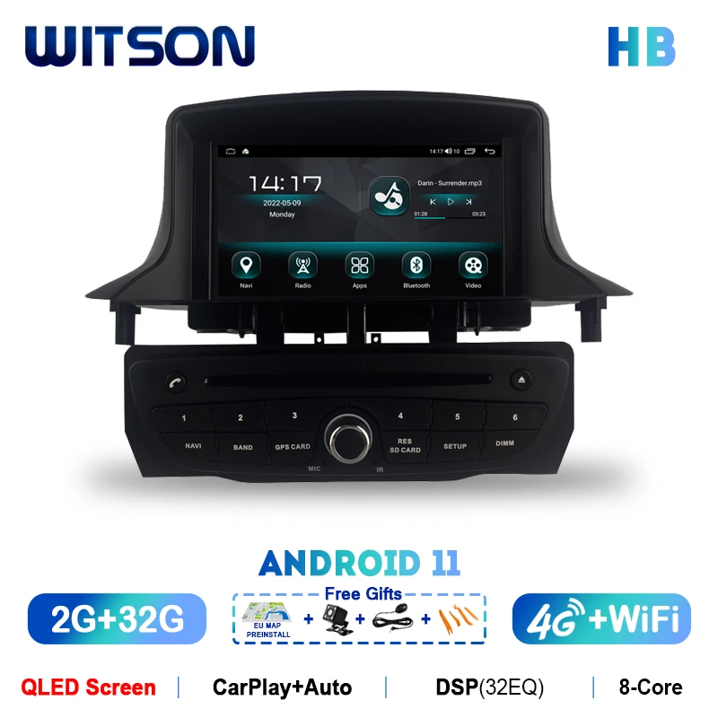 Android Autoradio per Renault Megane 3 2008-2014 con GPS Navi WiFi