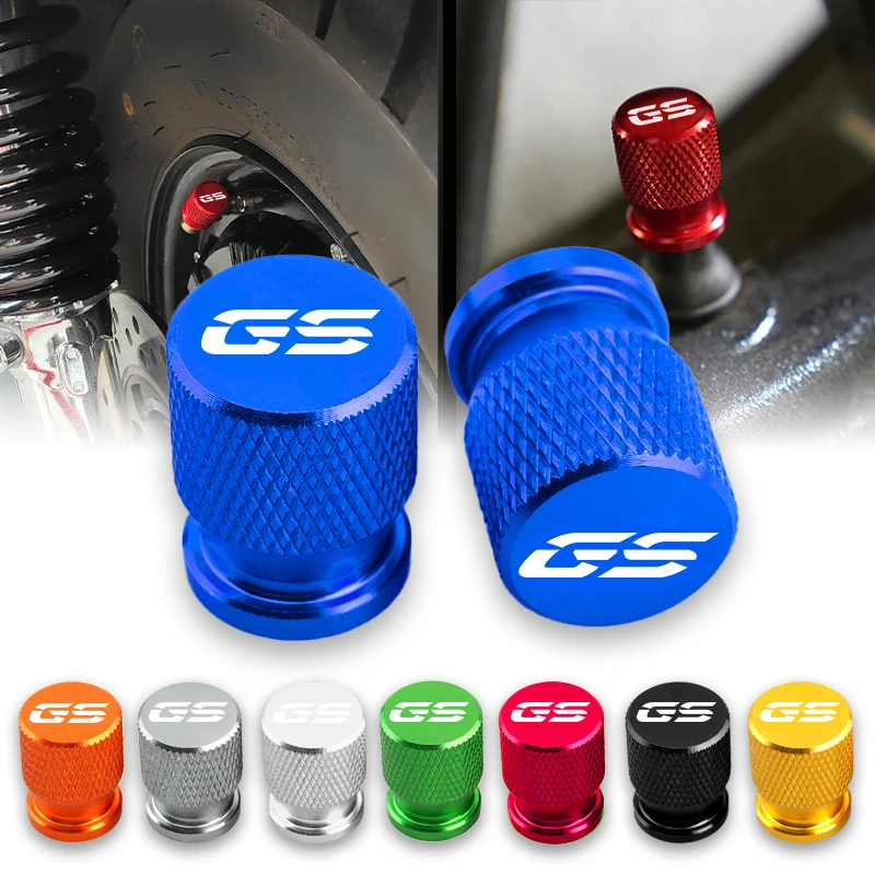 

2PCS Valve Caps for BMW R1200GS R1250GS R 1200GS R1250 GS 1250 GS ADV Motorcycle Car Wheel Tires Air Tyre Stem Protective Cover