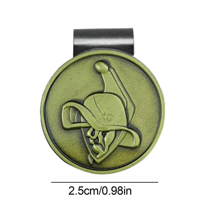Golf Ball Mark Golf Hat Clip Magnetic Hat Clip Golf Metal Golf Ball Marker Accessory