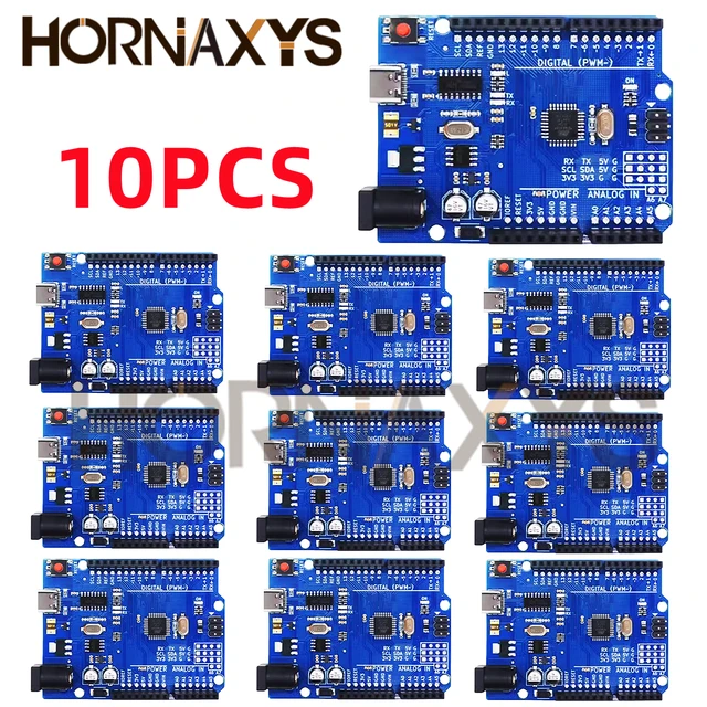 1-10 шт./высокое качество UNO R3 (CH340G) MEGA328P для Arduino UNO R3 + USB-кабель ATMEGA328P-AU макетная плата 16 МГц TYPE-C 2