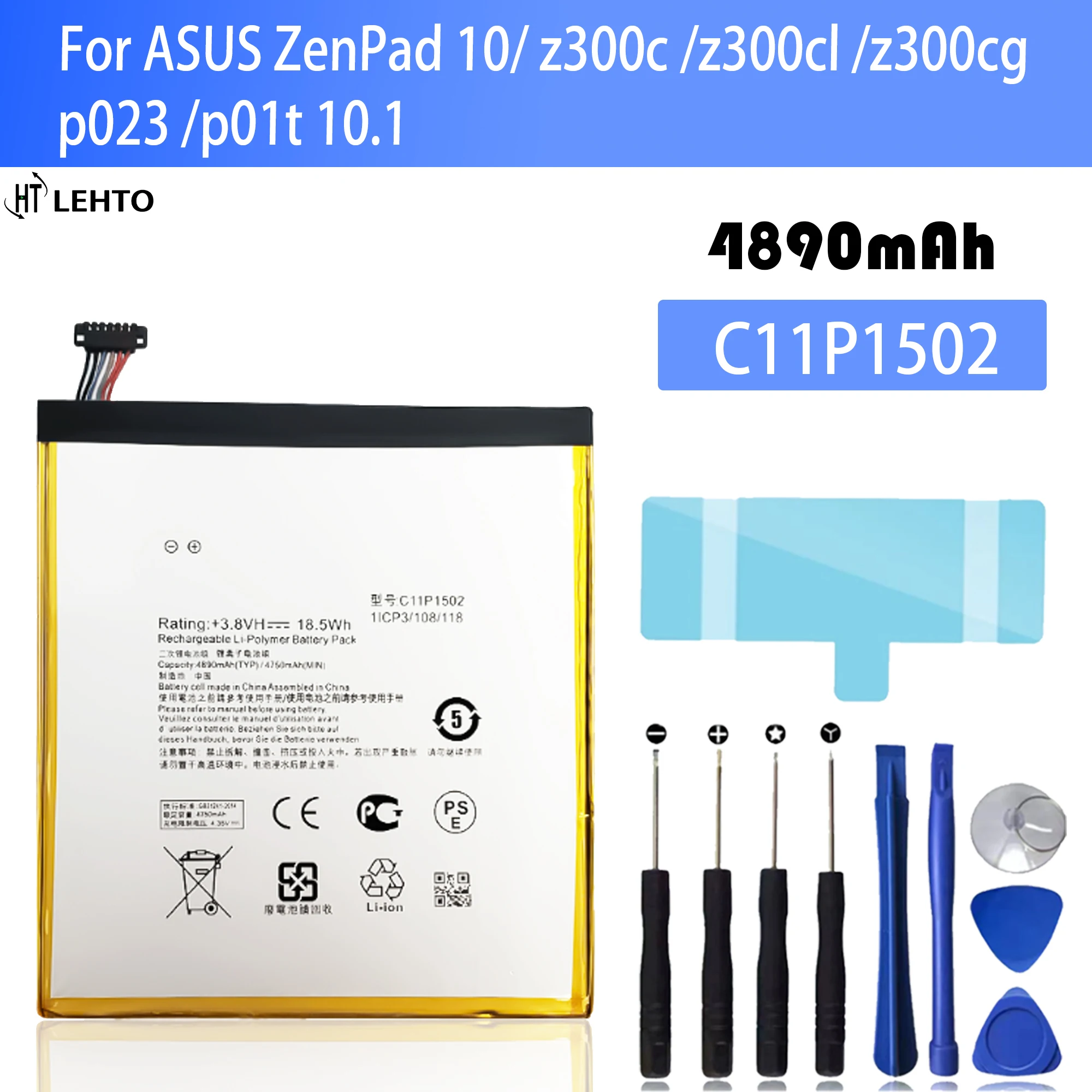 

C11P1502 Battery For ASUS ZenPad10 Z300C Z300M P021(Z300CG) Z300CL ZenPad 10 P023 P01T 10.1 Bateria Capacity Tablet PC