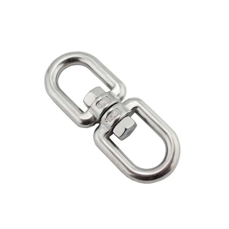Description Picture 6 of itemDouble Ended Swivel Eye Hook Ring Connector For Hanging Chair Swing Sand Bag Hanging Basket Yoga Hammock 304 Stainless Steel