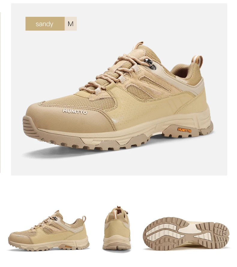 HUMTTO Wasserdicht Wandern Schuhe Outdoor Luxus Designer Turnschuhe für Männer Atmungsaktive Sport Herren Trekking Klettern Safty Schuhe Mann – Detail 19