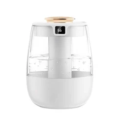 1300ML Dual Spray Aroma Humidifier with LED Light (White)