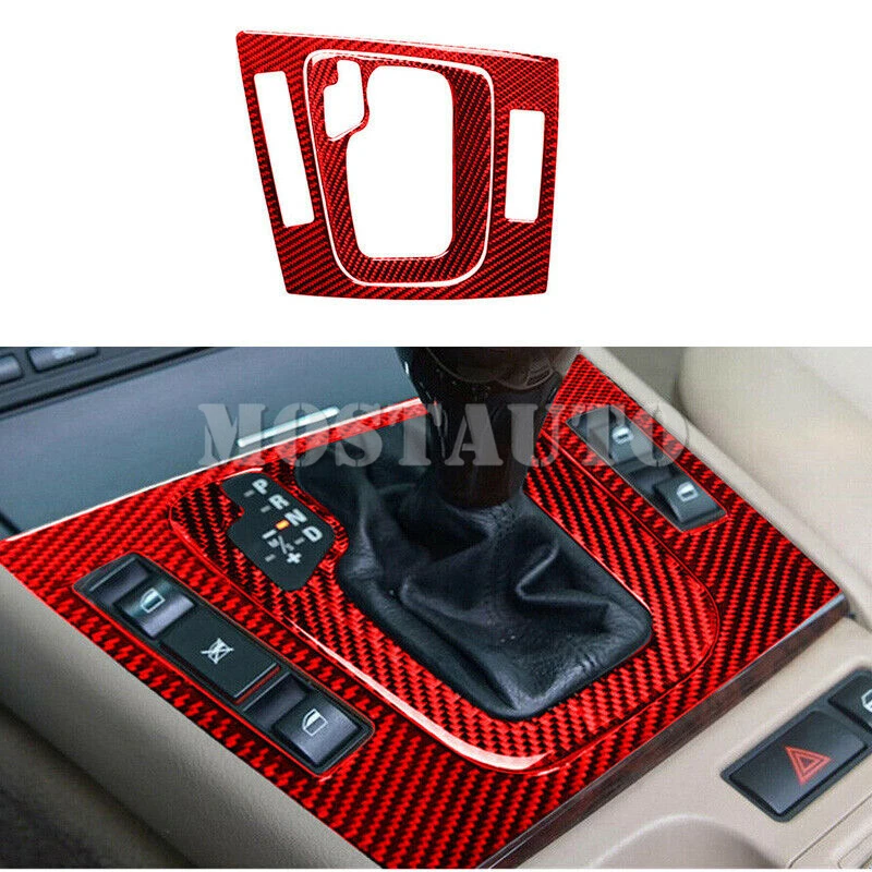 Pour Bmw E46 1998 1999 2000 2001 2002 2003 20042005 Voiture Accessoires  Intérieur En Fiber De Carbone Levier Garniture De Panneau Autocollant  Modification - Intérieur Automobile Autocollants - AliExpress