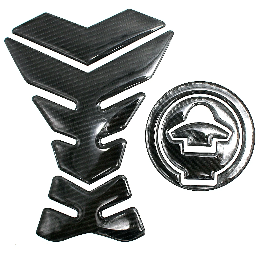 Moto Carbon Fuel Tank Cover Pad Protector Gas Tank Cap Sticker Decal Per Ducati Monster 939/ 821/ 797/ 1200