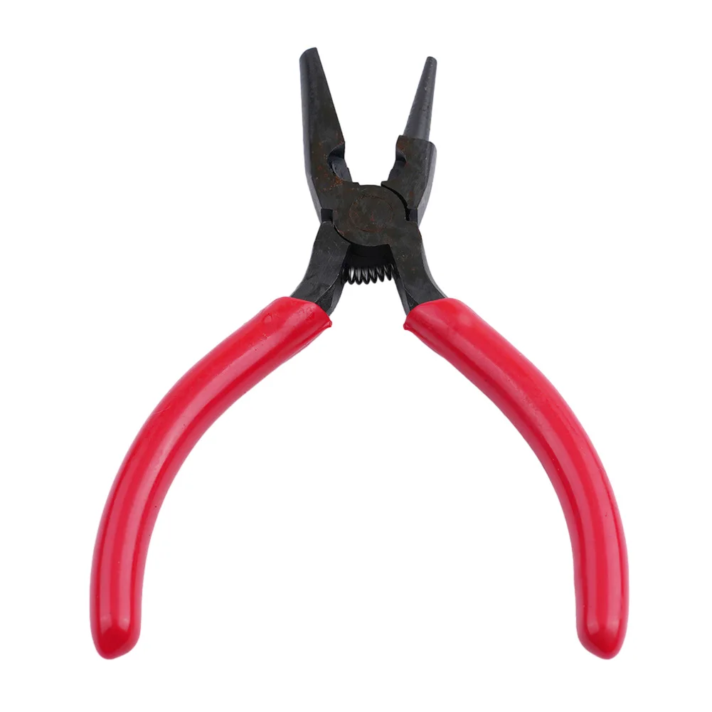 

Must Have Wire Bending Tool, Round Concave Pliers, Perfect for DIY Handmade Jewelry, Winding, Rolling Red, Silver