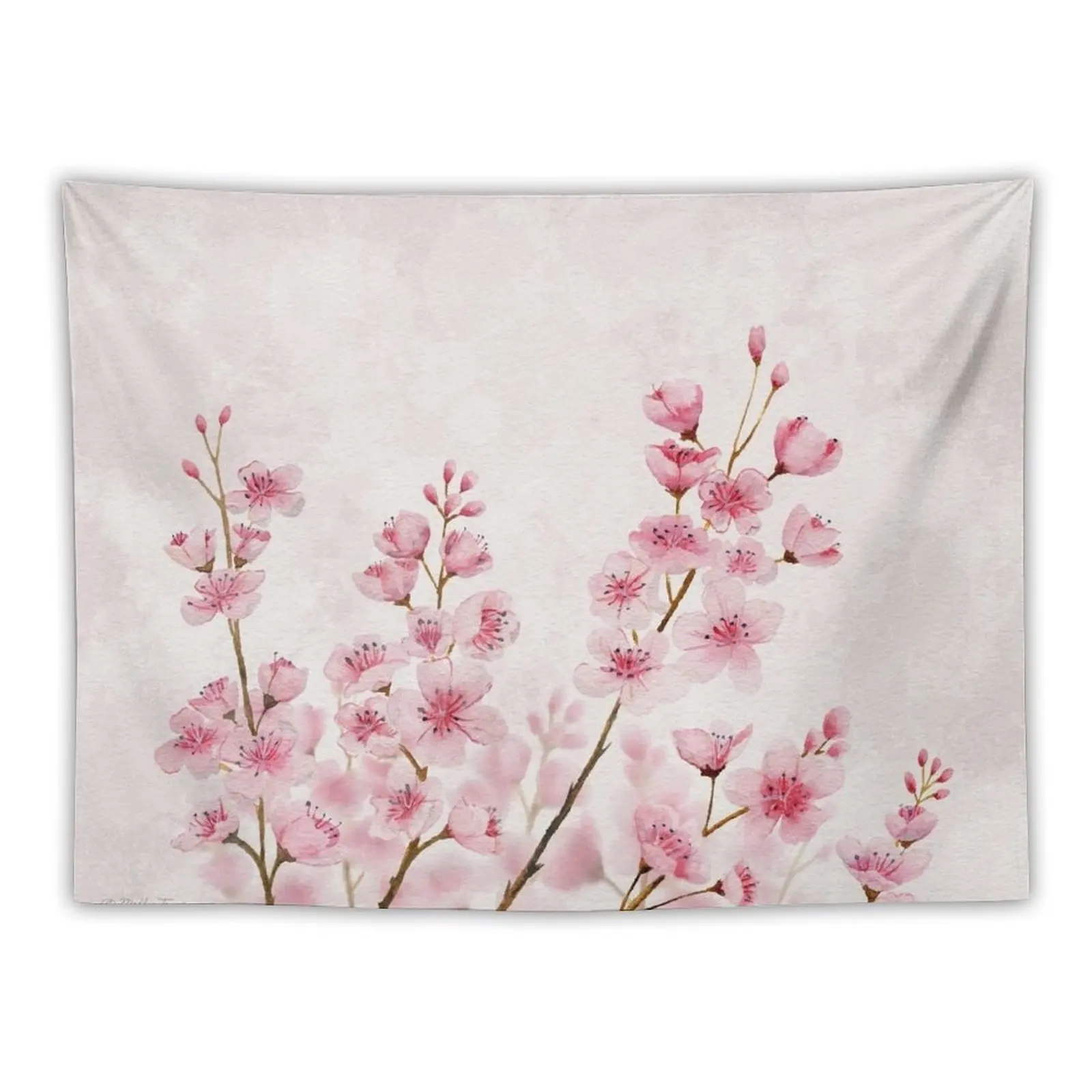 

Cherry Blossom 3 Tapestry Room Design Wall Art Wall Hanging Wall Tapestry