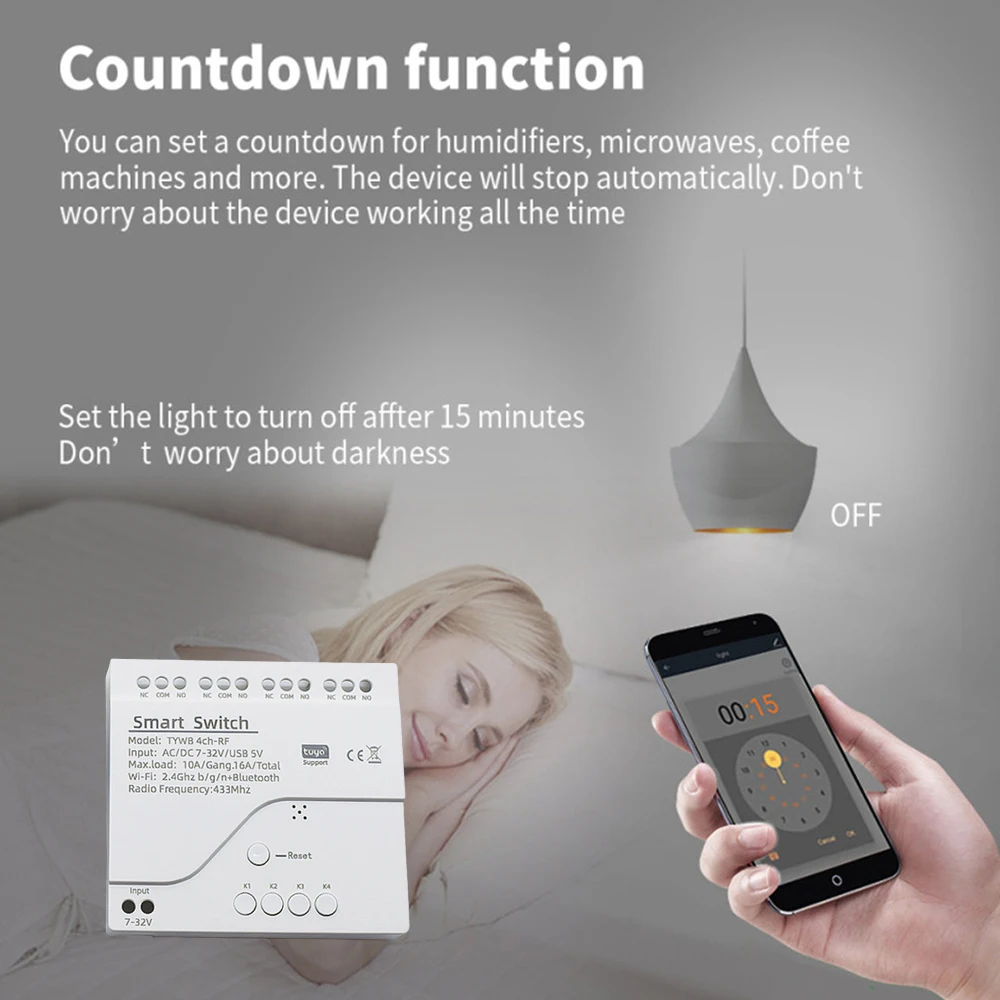 리모컨 그래피티 디자인 쉬운 설치, 혁신적인 내구성 스마트 홈 자동화 액세스 제어 릴레이, 유행