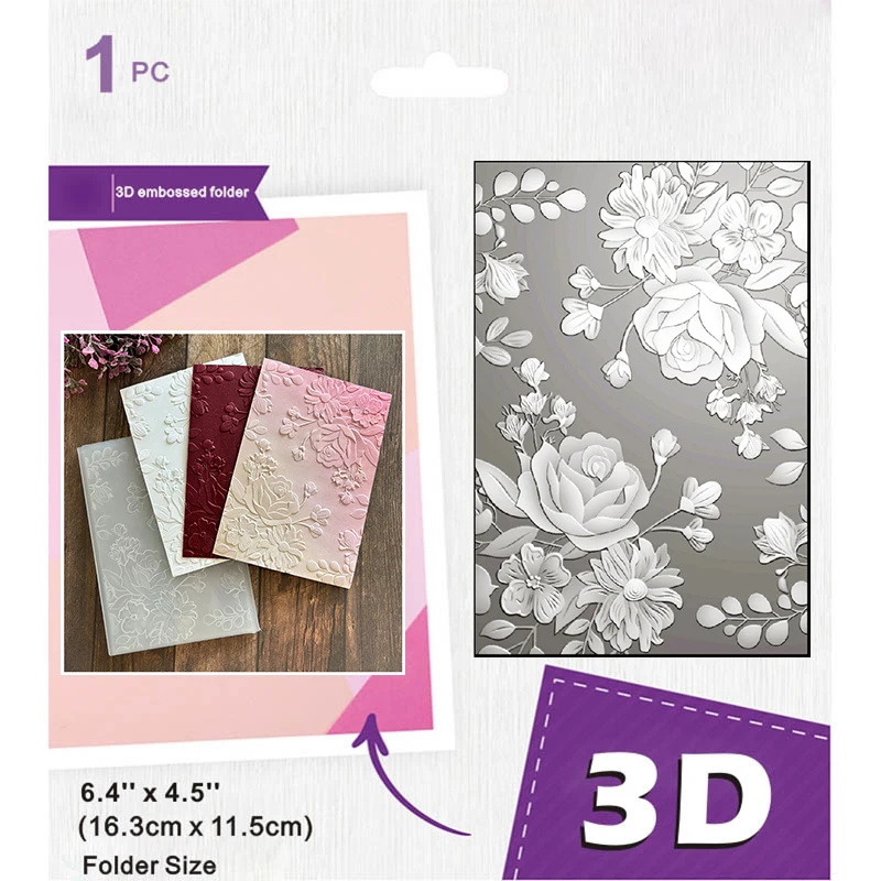 3d Embossing Folder Scrapbooking Tools Dies Materials DIY Craft Supplies Album Decor Card Background for plastic embossing folder,embossing folder