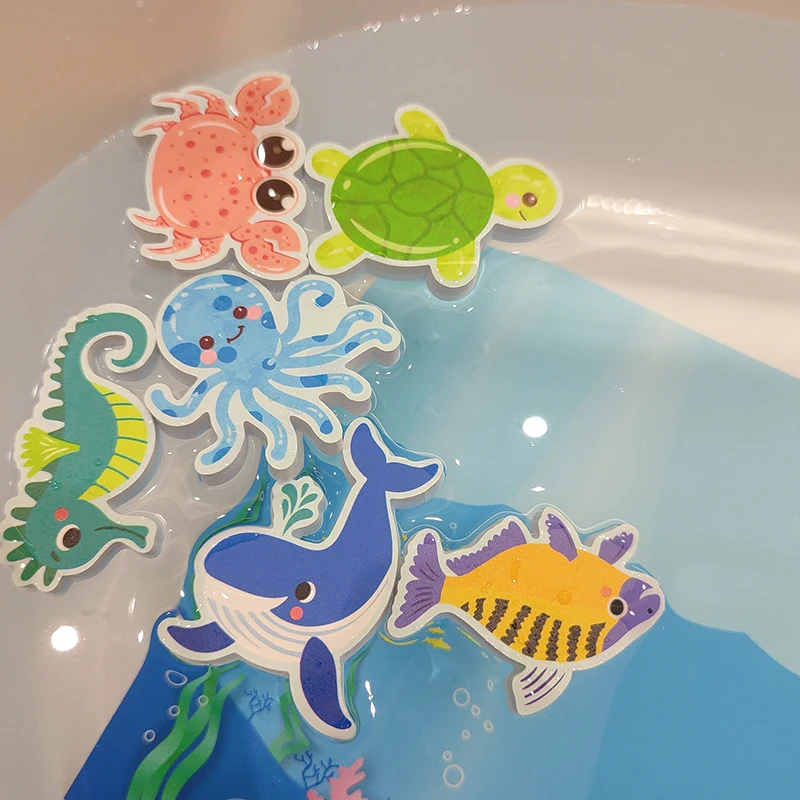 Summer Baby Bath Toys Alphanumeric Letter Animal Puzzle Soft EVA Kids Baby Bathroom Water Toys Baby Toys for 0 12 Months 1 Years 3