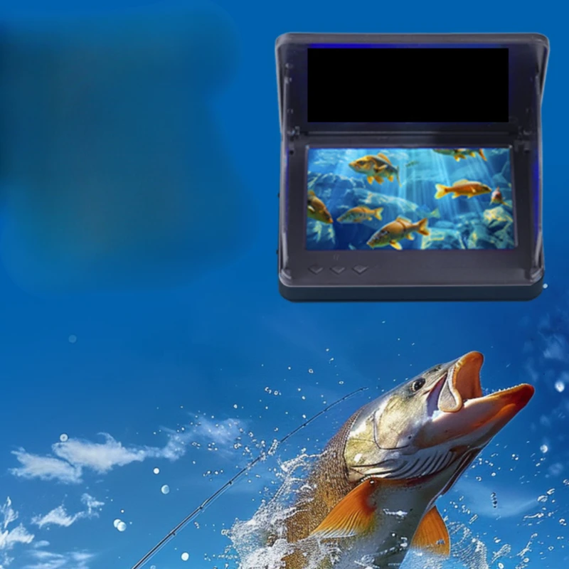 Premium Underwater Fishing Camera System-Waterproof HD Video Recorder with 360&deg; Night Vision for Deep Sea Exploration