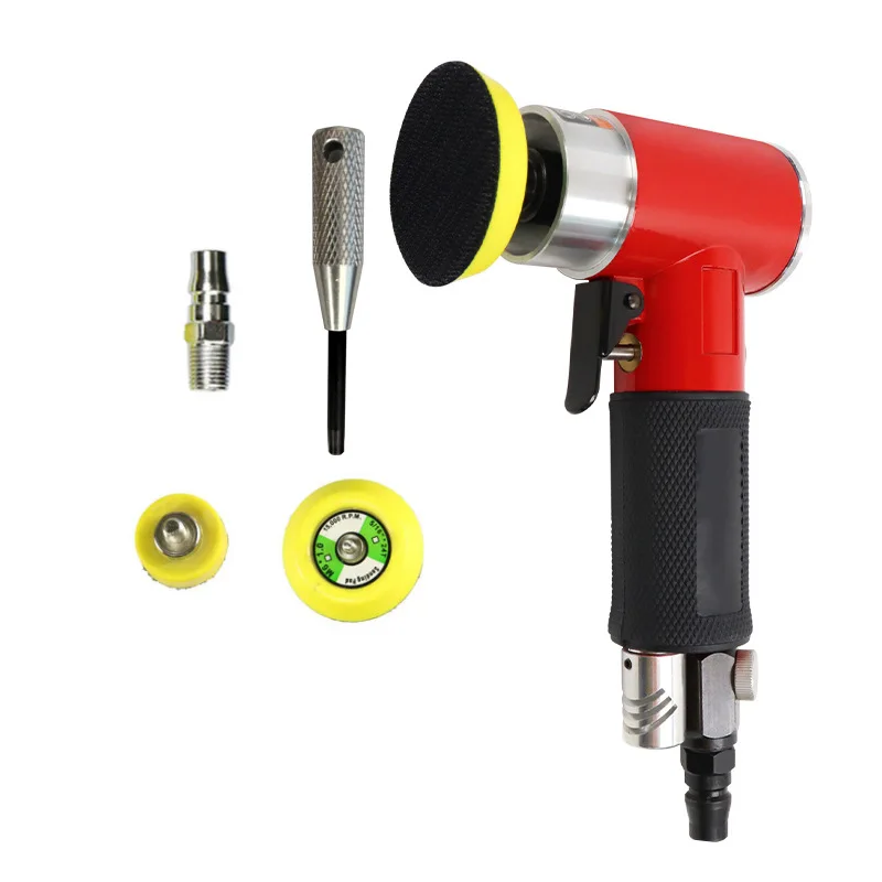 Orbit Air Sander Mini Portable Pneumatic 2"/3" Grinding Machine Set for Car Polishing High Speed Air Powered Polisher Tool