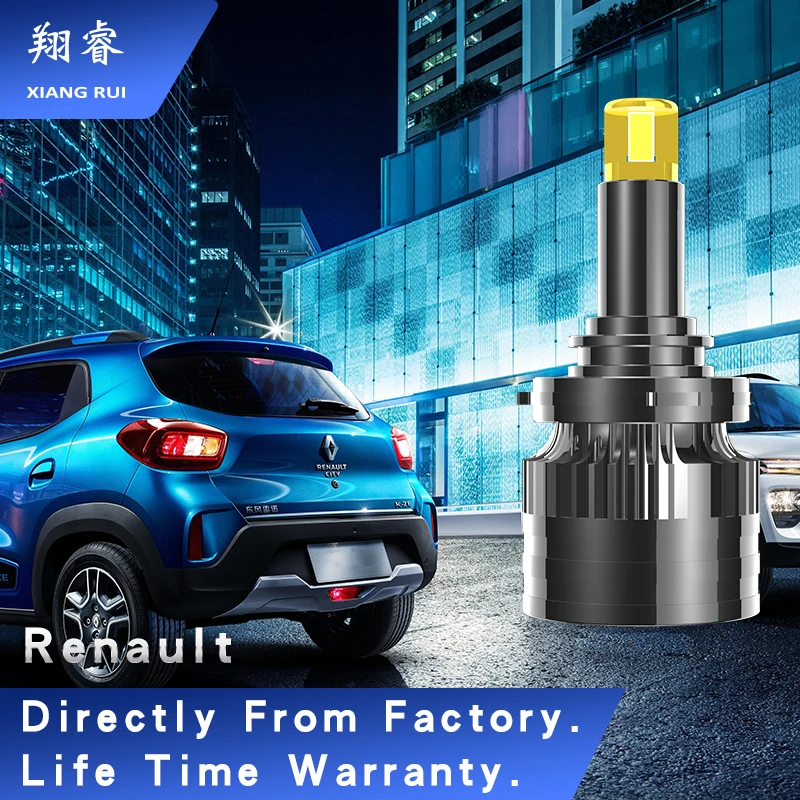 

XR for Renault car LED headlamp 120W 42000LM 4300K H8 9 11 fog lamp 6000K H1 H4 H7 9005 HB3 9006 HB4 9012 super bright bulb