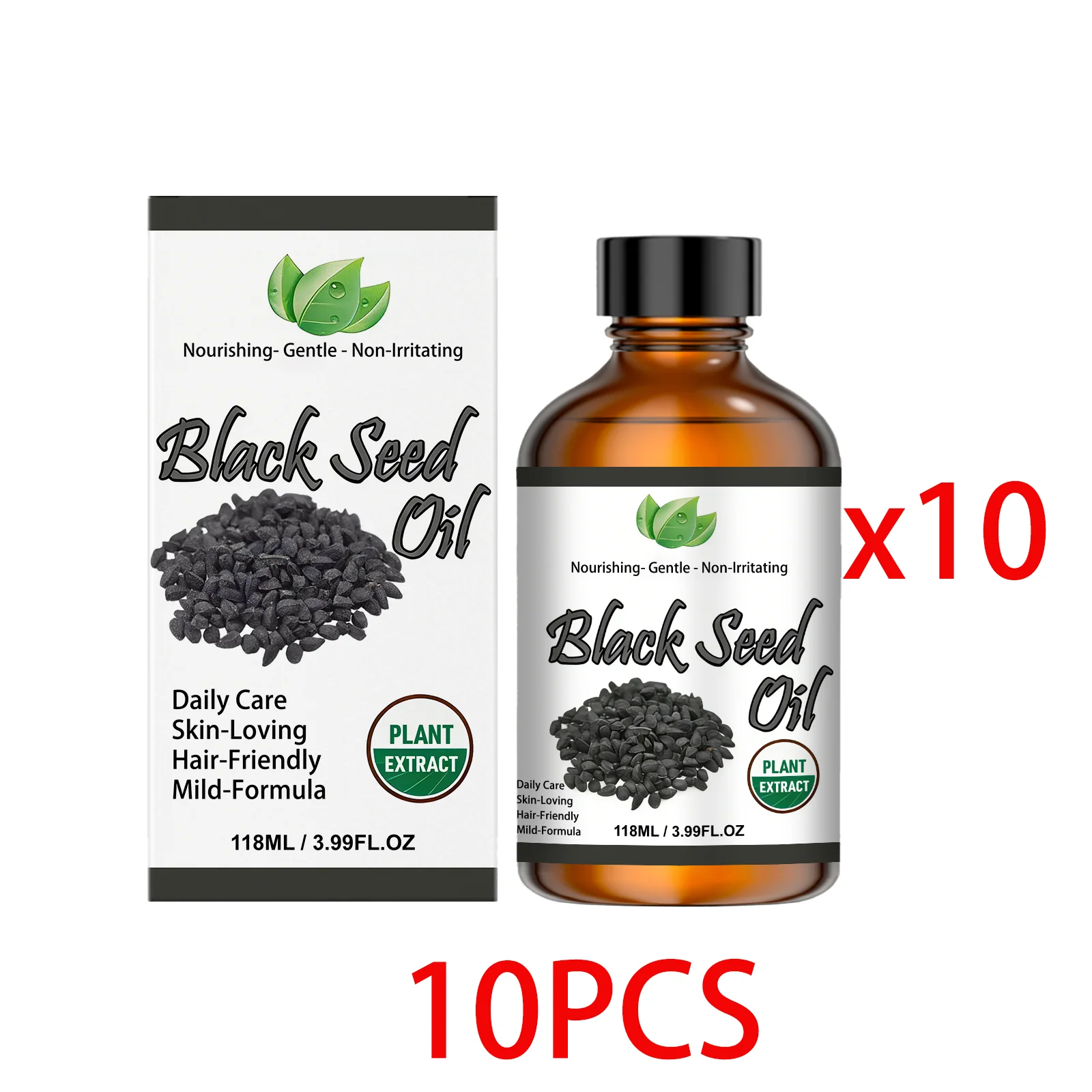 زيت الحبة السوداء العضوي للشعر والجسم والوجه، زيت مغذي ومرطب، منتج طبيعي للعناية بالبشرة، زيت متعدد التأثيرات للعناية بالبشرة.