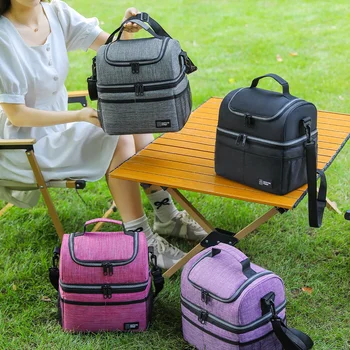Double Layer Insulation Lunch Bag 1