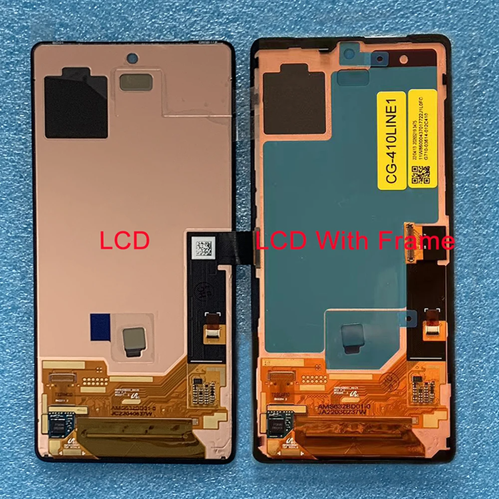 

6.7" Original AMOLED LCD For Google Pixel 7 Pro Display 7A Screen Frame Touch Panel Digitizer 6.3" For Google Pixel 7 Pixel7 LCD