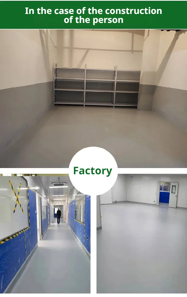 Water-based epoxy floor paint floor paint pressure-resistant water-based outdoor anti-slip