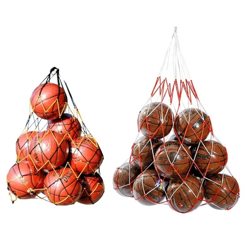 

Sports Ball Bag Large Capacity Football Net Bag Mesh Soccer Ball Carry Bag