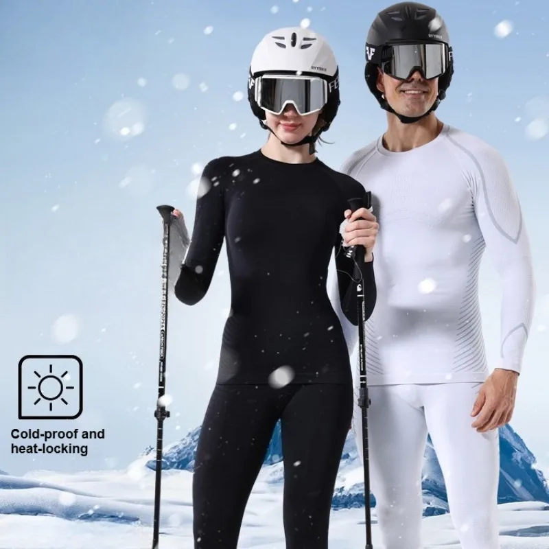 Thermal Underwear Set Men Women Quick Dry Ski Base Layer for Winter Sports