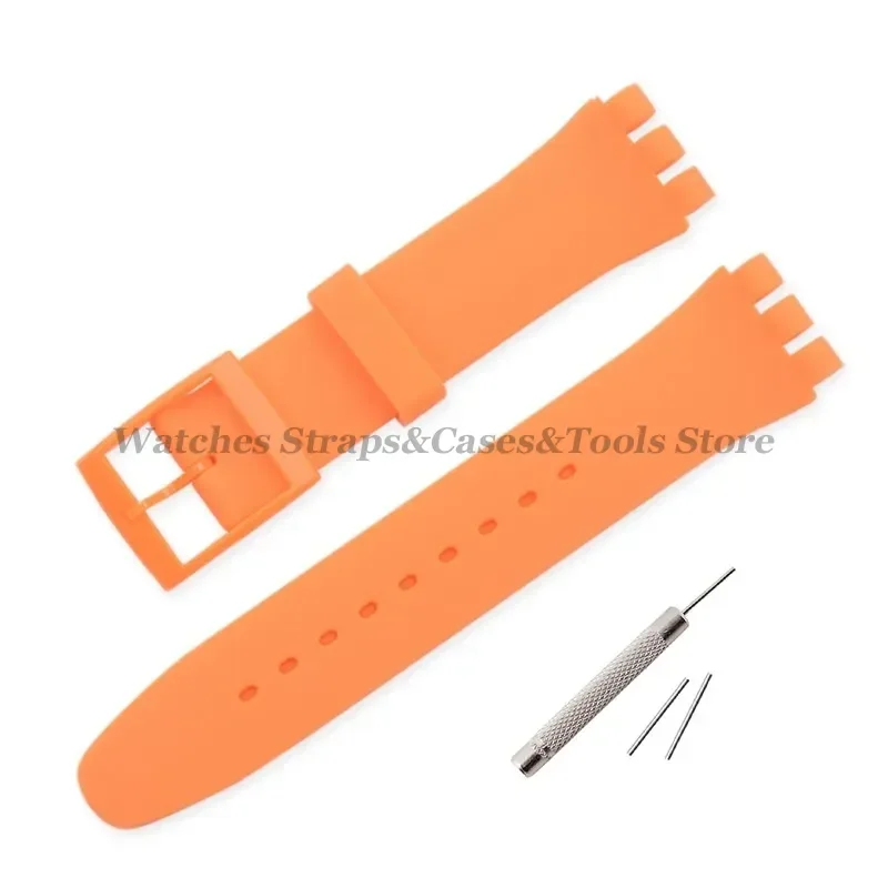 Soft Silicone Sports Watch Band - Rubber Strap Replacement