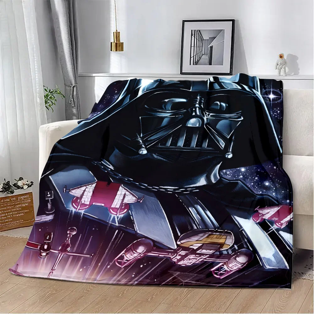 Cartoon W-Wars Anime S-Star Printed Blanket Picnic Blankets Warm Blanket Soft and Comfortable Blanket Home Travel Birthday Gift 2