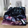 Cartoon W-Wars Anime S-Star Printed Blanket Picnic Blankets Warm Blanket Soft and Comfortable Blanket Home Travel Birthday Gift 2