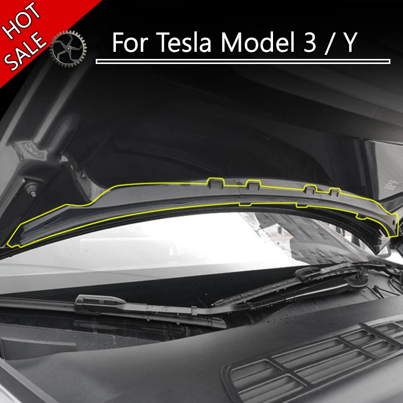 

Водонепроницаемая крышка шасси, водонепроницаемая лента для 18-23 Tesla Model 3 Y, защитная крышка на воздухозаборник, модифицированные аксессуары