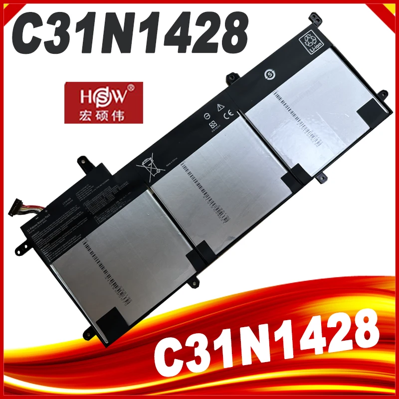 

Новинка C31N1428 Аккумулятор для ноутбука ASUS Zenbook UX305L UX305LA UX305UA C31N1428 3ICP5/91/91 11,31 V 56WH
