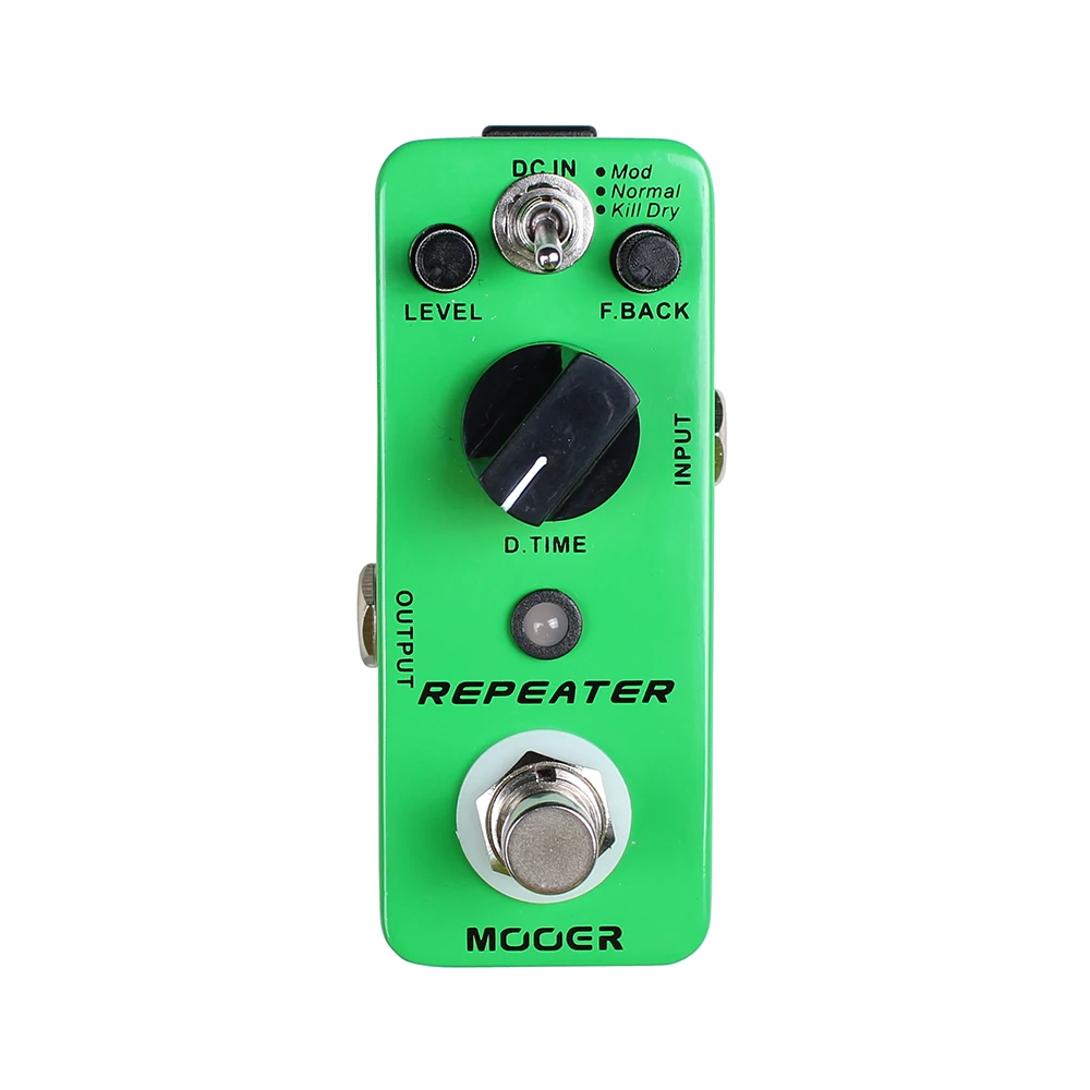 

MOOER MDL1 Repeater Guitar Effect Pedal 3 Working Modes Mod/Normal/Kill Dry Effect Pedal Digital Delay Effect Guitar Accessories