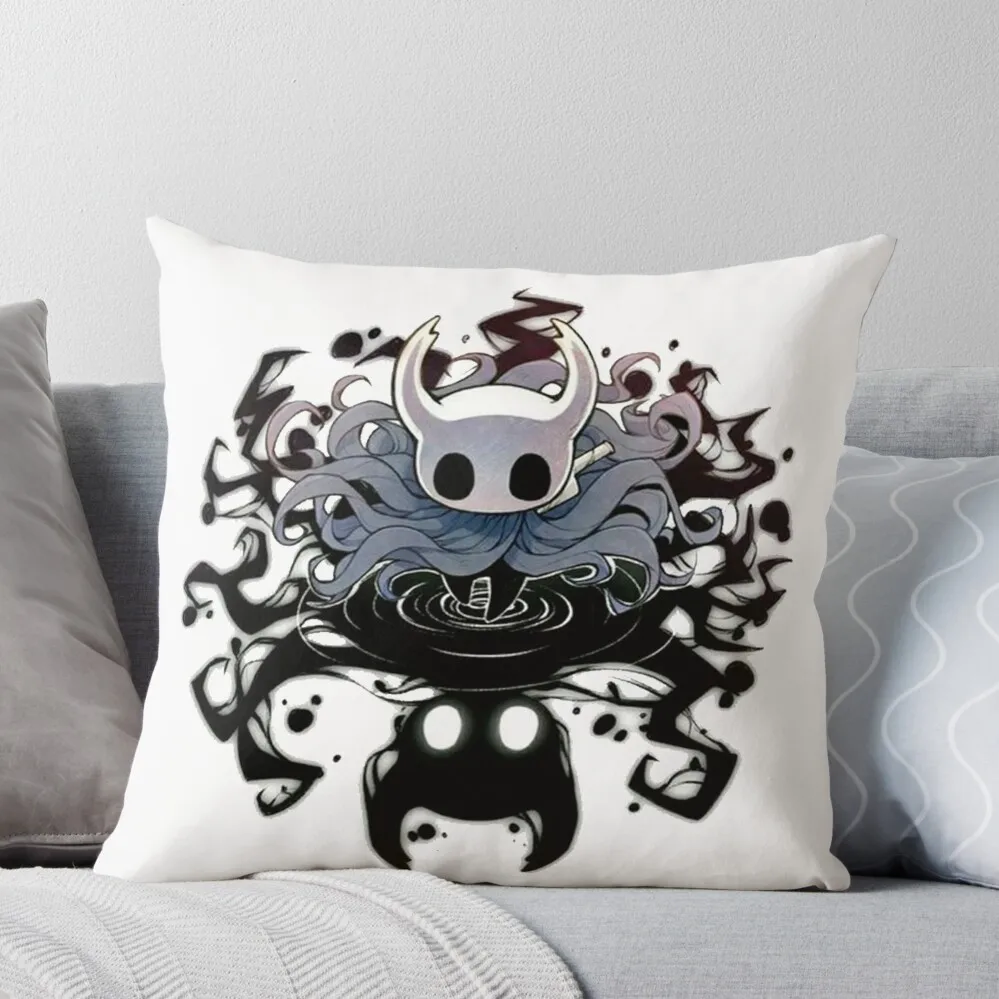 

hollow knight Throw Pillow Marble Cushion Cover Throw Pillow Room decorating items