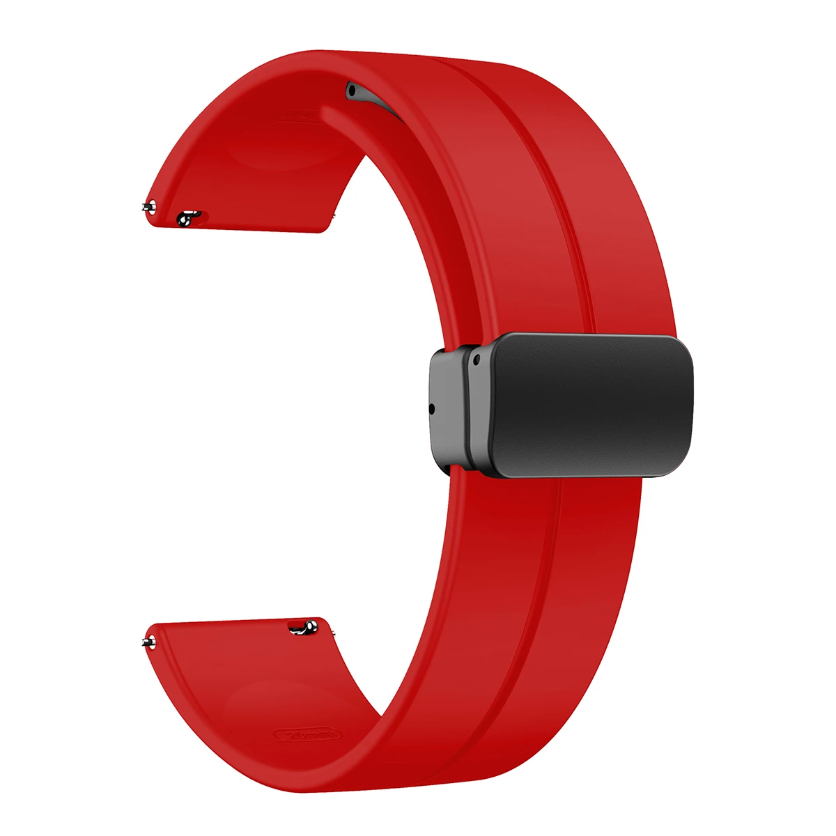 Silicone Magnetic Bracelet Watch Band (18/20/22mm)