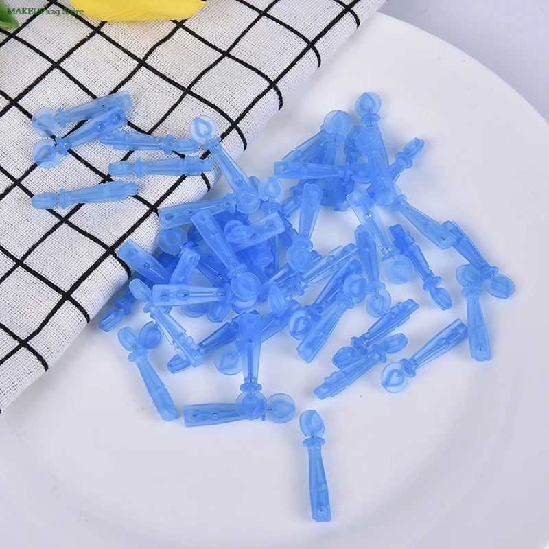 50Pcs/box Disposable Fleam Vent Drain Blood Lancet Dedicated Massage Stick Use For Pen Sterile Lancets Needles Massage Strick